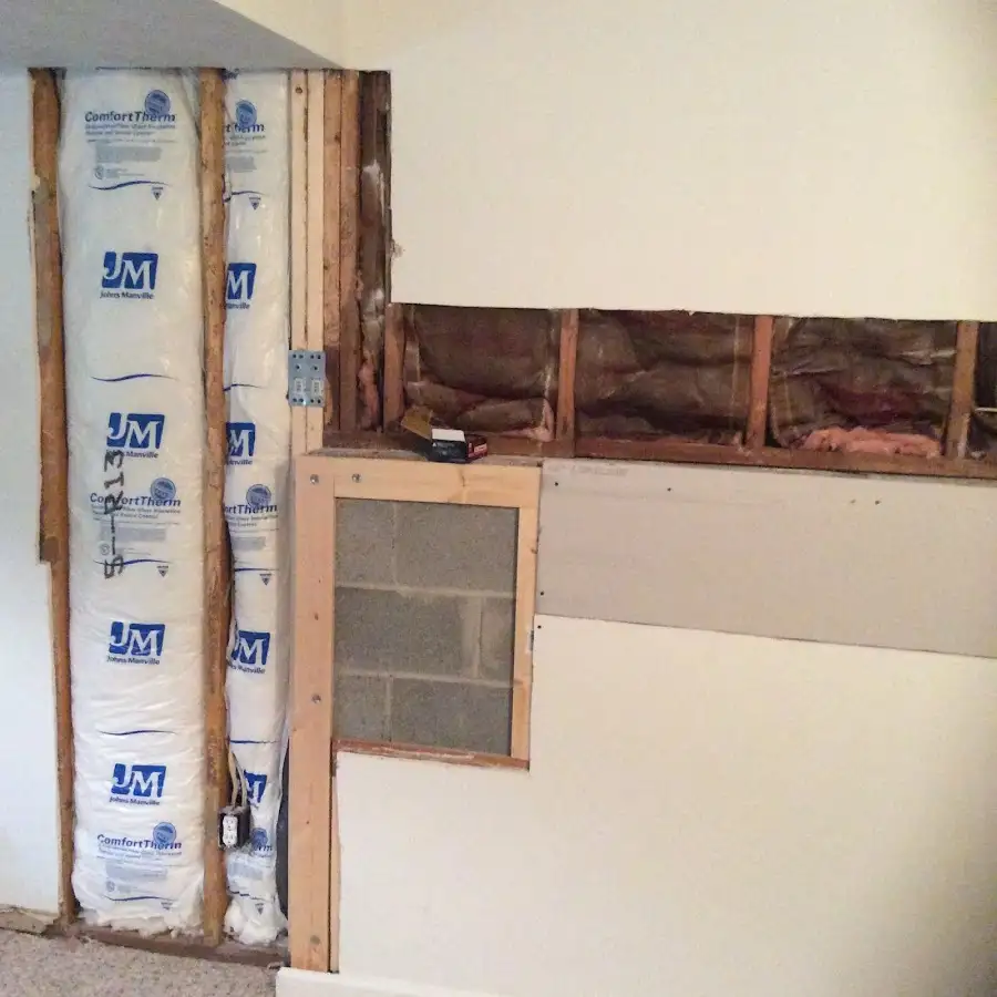 Wall insulation replacement during Odor Removal & Deodorization in East Granby